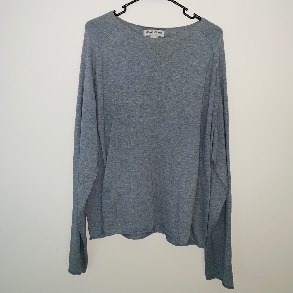 Banana Republic Long Sleeve Gray Sweater